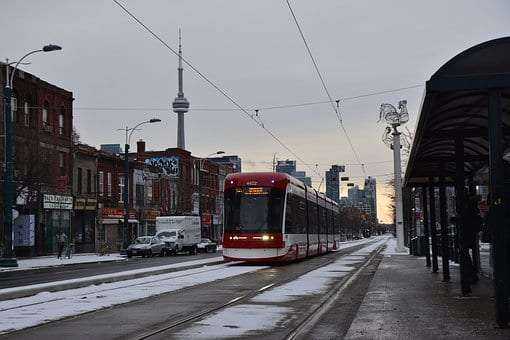 How Much Money Do You Need to Live in Toronto? 8 Canada, Toronto, Tram, Street, Urban