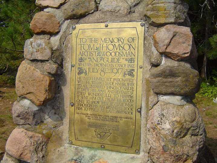 Tom Thomson: The Legendary Painter 9 Tom Thomas Memorial