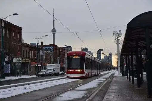 How Much Money Do You Need to Live in Toronto? 3 Canada, Toronto, Tram, Street, Urban