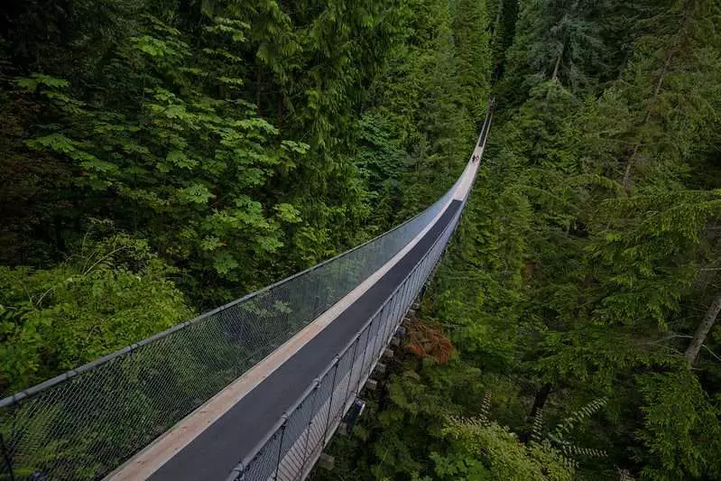 capilano suspension bridge in north vancouver