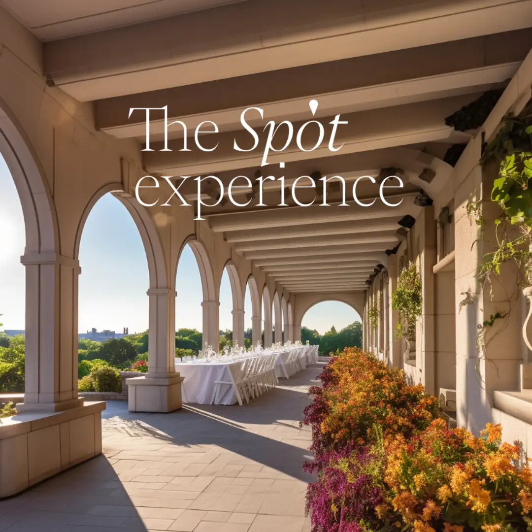 A view from the Spot Experience: Dine in the Oakes Garden Theatre in Niagara Falls.
