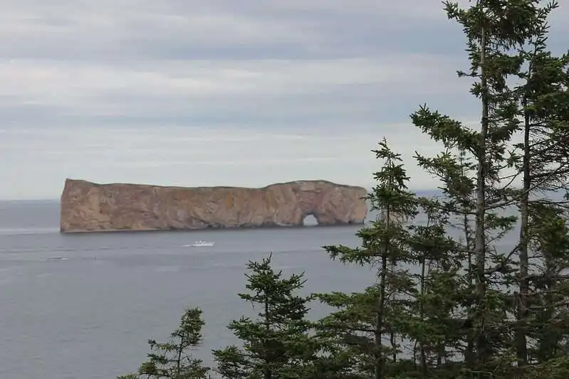 5 Surprising Facts About Perce Rock That Will Blow Your Mind 9 Perce Rock From A Distance