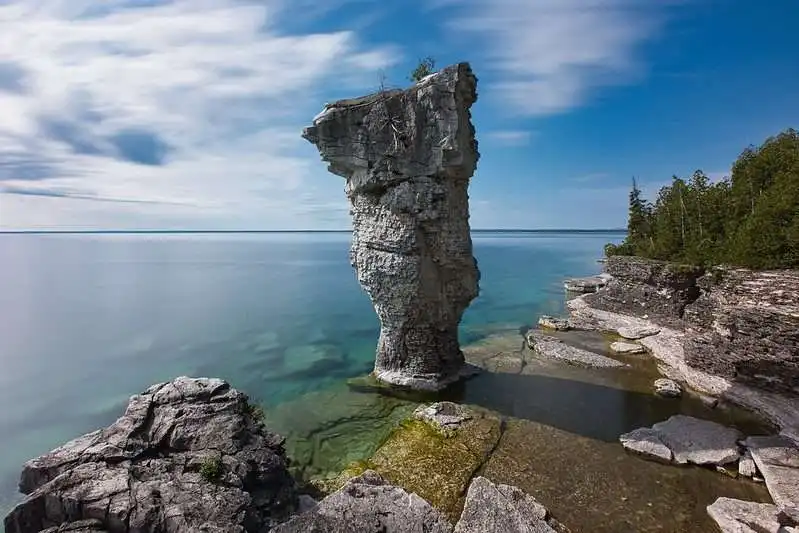 The 11 Best Road Trips In Canada 11 Flowerpot island, bruce peninsula