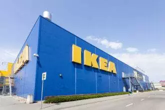 The building of the Ikea store.
