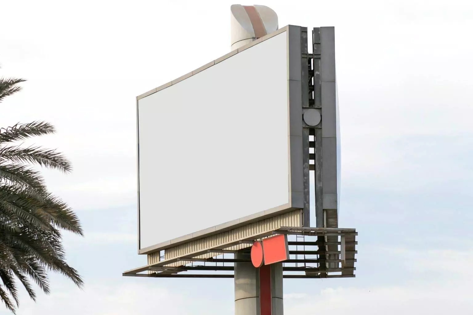 An empty billboard for showing ads.
