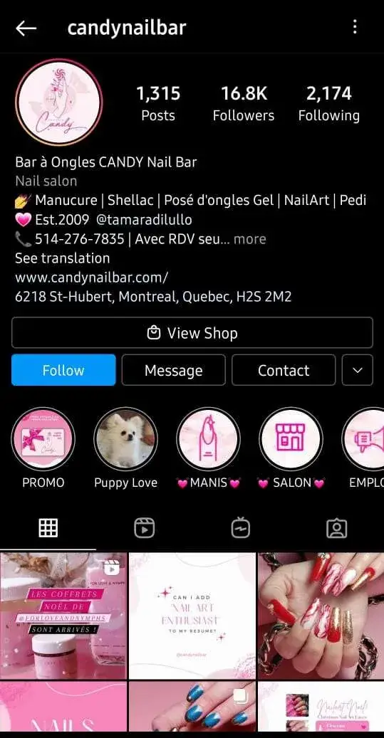 6 Best Nail Salons in Montreal You Need to Visit 8 nail salon Instagram page