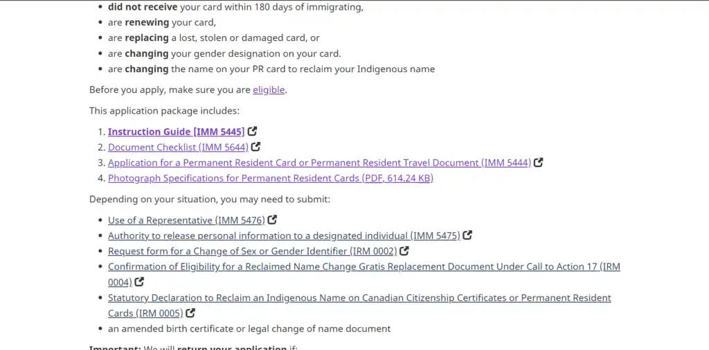 Canada Permanent Resident Card Renewal in 9 Steps Icy Canada